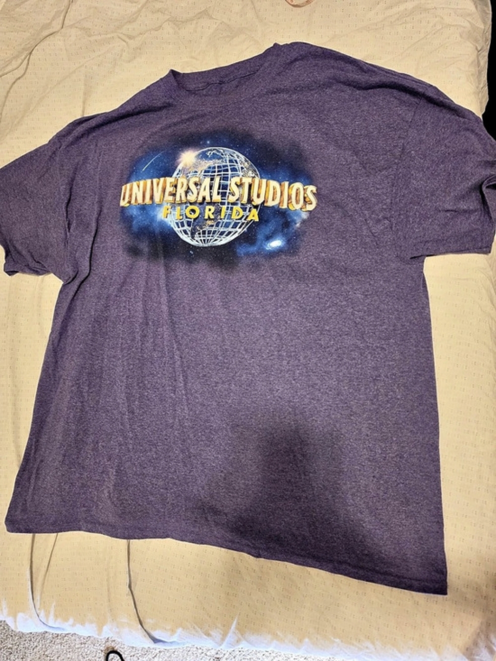 Universal Studios Florida Globe Logo T-Shirt 3XL Purple